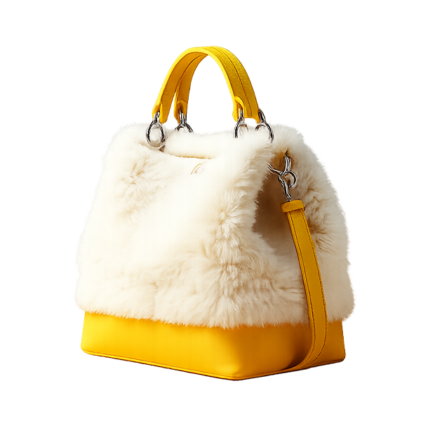 Ivory Shearling Carry image